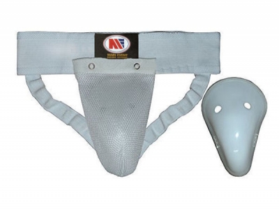 Main Event Boxing Protec Groin Guard Box Cup Protector White