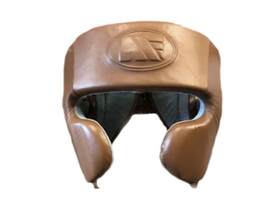 Main Event Heritage Pro Leather Boxing Head Guard Cheek Protection