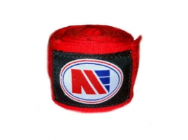 Main Event 2.5m Pro Stretch Boxing Hand Wraps Bandages Red