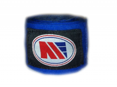 Main Event 5m Long Pro Stretch Boxing Hand Wraps Bandages Blue