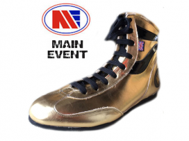 Main Event Alchemy Pro Elite Boxing Boots Gold