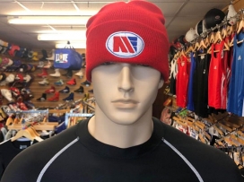 Main Event Boxing Fold Over Beanie Hat - Red