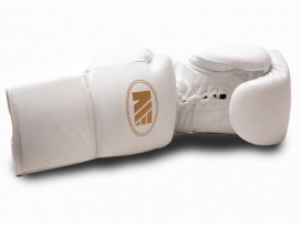 Main Event SSR 5000 Super Spar Pro Boxing Gloves Lace Up White