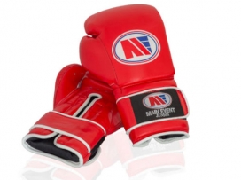 Main Event GTG 1000 Gym Leather Training Boxing Gloves Red