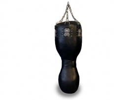 Main Event Professional Leather 3 in 1 Punch Bag 4FT - 50KG Black