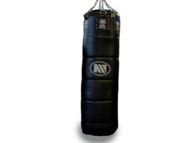 Main Event Professional Air Shock Leather Punch Bag 5FT - 80KG Black